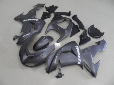 Grey with White Decals 2006-2007 Kawasaki Ninja ZX10R Fairings