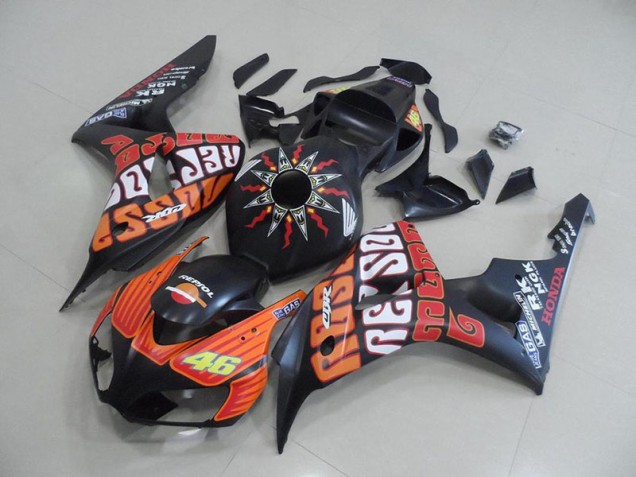 Matte Rossi 2006-2007 Honda CBR1000RR Fairings Matte Rossi 2006-2007 Honda CBR1000RR Fairings
