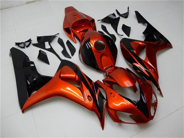 Orange Black 2006-2007 Honda CBR1000RR Fairings Orange Black 2006-2007 Honda CBR1000RR Fairings