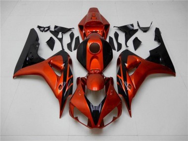 Orange Black 2006-2007 Honda CBR1000RR Fairings