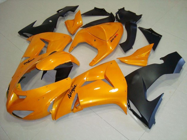Orange 2006-2007 Kawasaki Ninja ZX10R Fairings Orange 2006-2007 Kawasaki Ninja ZX10R Fairings