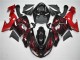 Red Flame 2006-2007 Kawasaki Ninja ZX10R Fairings