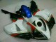 White Black 2006-2007 Honda CBR1000RR Fairings