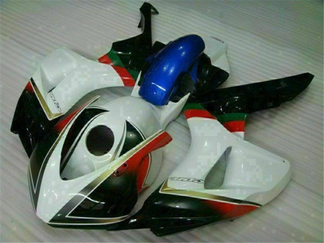 White Black 2006-2007 Honda CBR1000RR Fairings