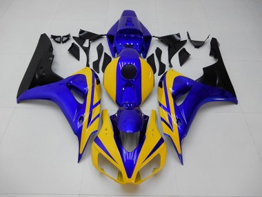 Yellow Blue 2006-2007 Honda CBR1000RR Fairings