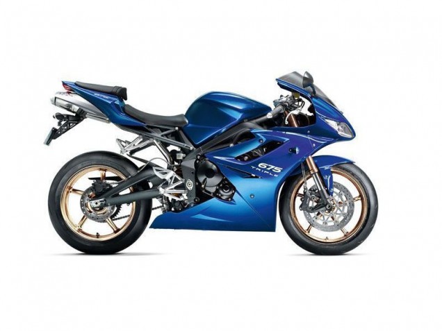Blue 2006-2008 Triumph Daytona 675 Triple Fairings
