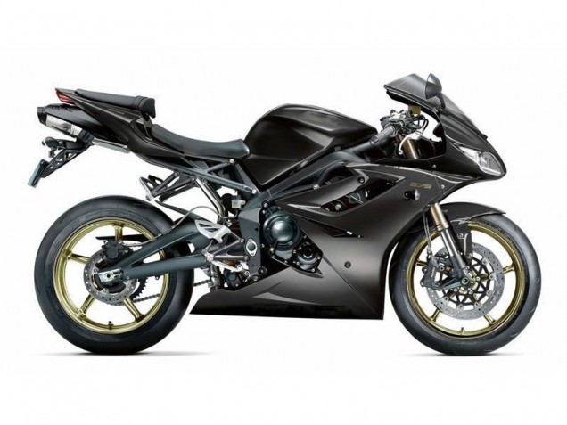 Matte Black 2006-2008 Triumph Daytona 675 Triple Fairings