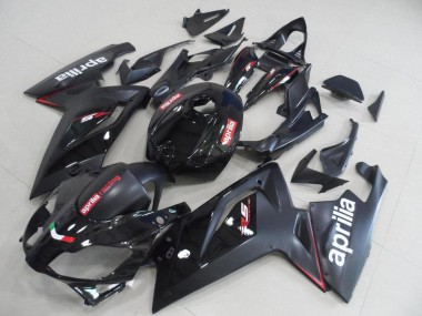 Black and Matte Black 2006-2011 Aprilia RS125 Fairings