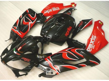 Black Red 2006-2011 Aprilia RS125 Fairings
