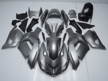 Glossy Grey 2006-2011 Kawasaki Ninja ZX14R Fairings