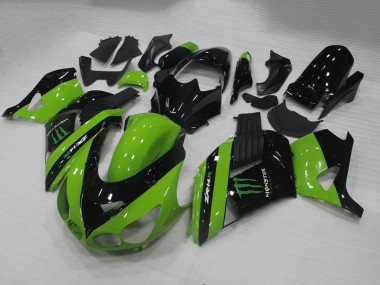 Green Monster 2006-2011 Kawasaki Ninja ZX14R Fairings