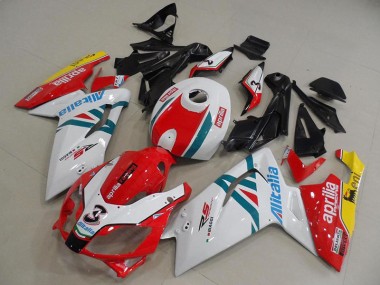 Red and Wihte 2006-2011 Aprilia RS125 Fairings