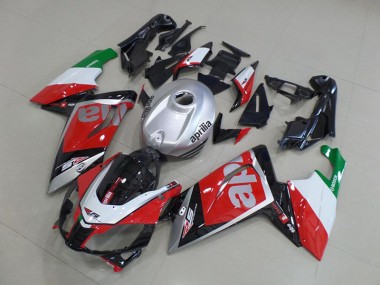 Red White Black 2006-2011 Aprilia RS125 Fairings