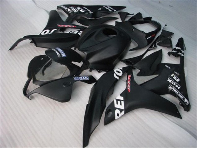 Black 2007-2008 Honda CBR600RR Fairings Black 2007-2008 Honda CBR600RR Fairings