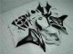 Black 2007-2008 Honda CBR600RR Full Fairing Kits