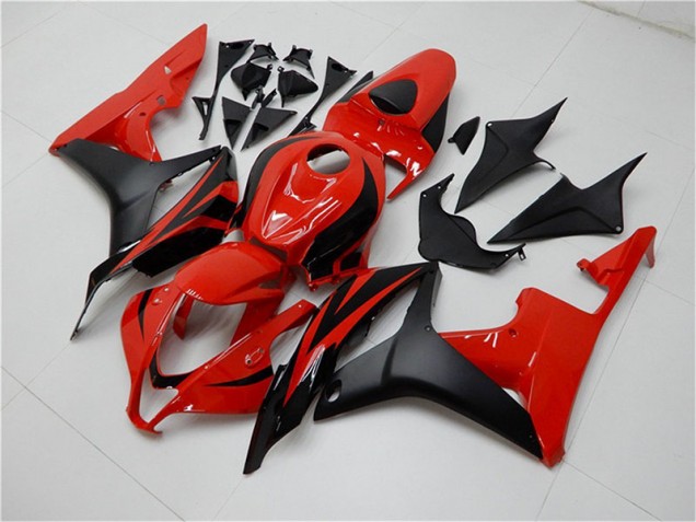 Black Red 2007-2008 Honda CBR600RR Plastics Fairings Black Red 2007-2008 Honda CBR600RR Plastics Fairings