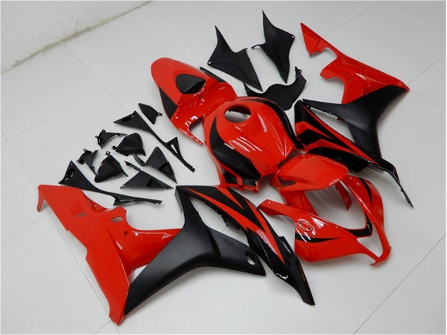 Black Red 2007-2008 Honda CBR600RR Plastics Fairings Black Red 2007-2008 Honda CBR600RR Plastics Fairings
