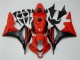 Black Red 2007-2008 Honda CBR600RR Plastics Fairings Black Red 2007-2008 Honda CBR600RR Plastics Fairings