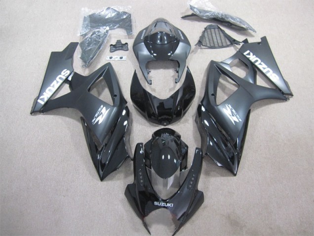 Black 2007-2008 Suzuki GSXR1000 Fairings
