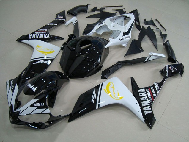 Black White Dolphin 2007-2008 Yamaha YZF R1 Fairings Black White Dolphin 2007-2008 Yamaha YZF R1 Fairings