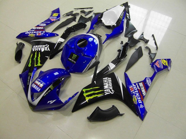 Blue Monster 2007-2008 Yamaha YZF R1 Fairings