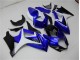 Blue White Black 2007-2008 Suzuki GSXR 1000 Fairings