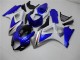 Blue White 2007-2008 Suzuki GSXR 1000 Abs Fairing Kit