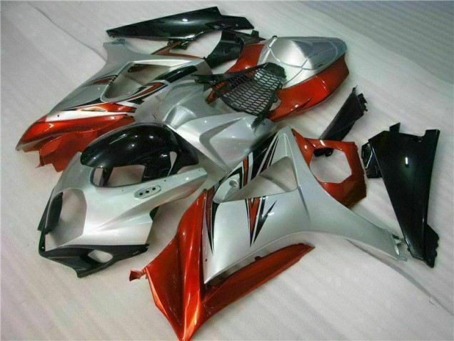 Brown Silver 2007-2008 Suzuki GSXR 1000 Fairings