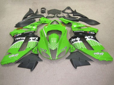 Green Touch 4 2007-2008 Kawasaki Ninja ZX6R Fairings