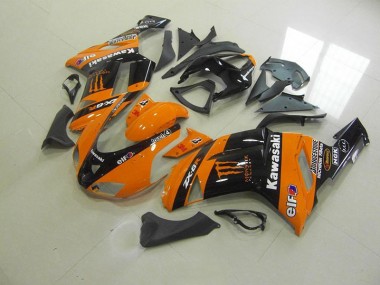 Orange Monster 2007-2008 Kawasaki Ninja ZX6R Fairings