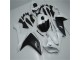 White Black 2007-2008 Yamaha YZF R1 Fairings