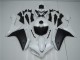 White Black 2007-2008 Yamaha YZF R1 Fairings