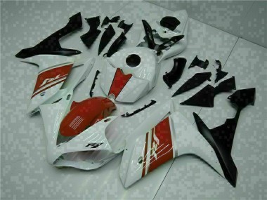 White 2007-2008 Yamaha YZF R1 Fairings