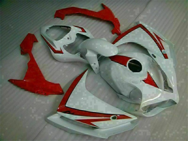White 2007-2008 Yamaha YZF R1 Full Fairing Kit