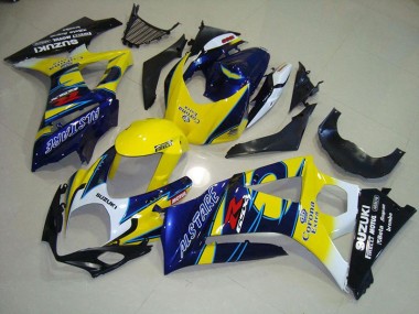 Yellow Corona 2007-2008 Suzuki GSXR 1000 Fairings