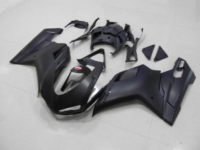 Matte Black Black Sticker 2007-2012 Ducati 848 1098 1198 Fairings