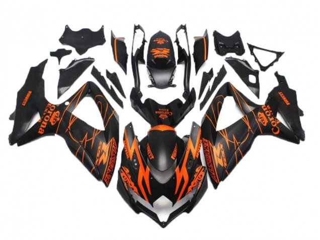Black Orange 2008-2010 Suzuki GSXR 600/750 Fairings Black Orange 2008-2010 Suzuki GSXR 600/750 Fairings