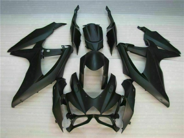 Black 2008-2010 Suzuki GSXR 600/750 Full Fairing Kit Black 2008-2010 Suzuki GSXR 600/750 Full Fairing Kit