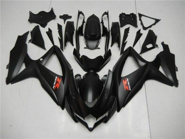 Black 2008-2010 Suzuki GSXR 600/750 Plastics Fairing Kits