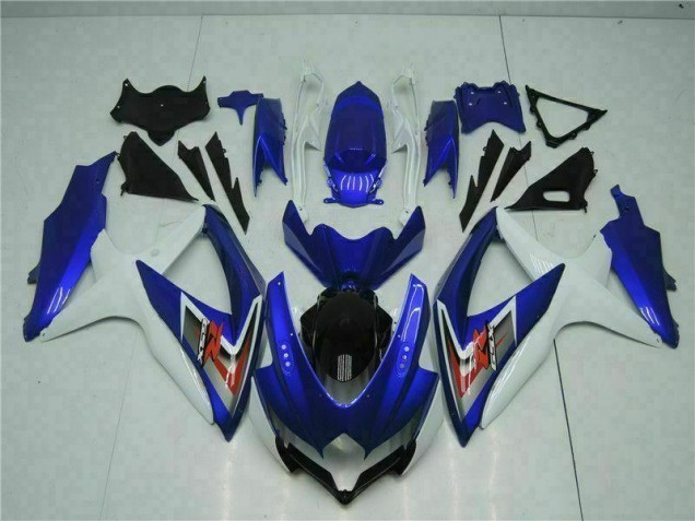 Blue White 2008-2010 Suzuki GSXR 600/750 Fairings Blue White 2008-2010 Suzuki GSXR 600/750 Fairings