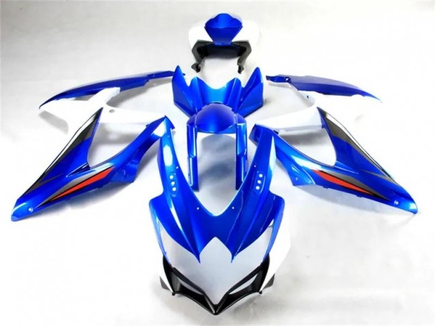 Blue White 2008-2010 Suzuki GSXR 600/750 Full Fairing Kits Blue White 2008-2010 Suzuki GSXR 600/750 Full Fairing Kits