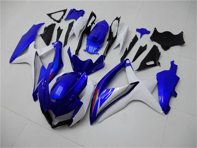 Blue White 2008-2010 Suzuki GSXR 600/750 Plastics Fairing Kits Blue White 2008-2010 Suzuki GSXR 600/750 Plastics Fairing Kits