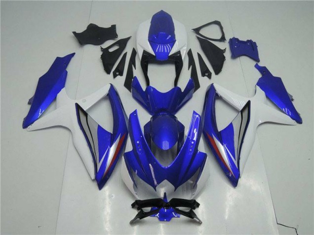 Blue White 2008-2010 Suzuki GSXR 600/750 Plastics Fairing Kits Blue White 2008-2010 Suzuki GSXR 600/750 Plastics Fairing Kits