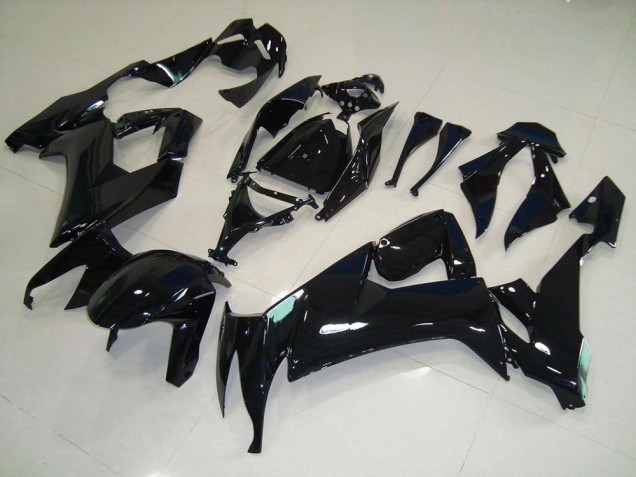 Glossy Black 2008-2010 Kawasaki Ninja ZX10R Injection Fairing Kit