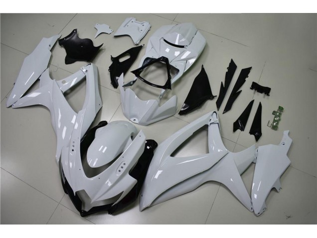 Glossy White 2008-2010 Suzuki GSXR 600/750 Fairings Glossy White 2008-2010 Suzuki GSXR 600/750 Fairings