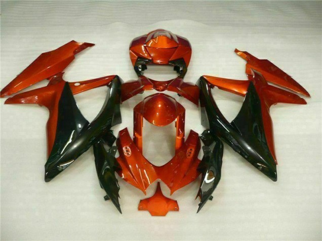 Red Black 2008-2010 Suzuki GSXR 600/750 Fairings