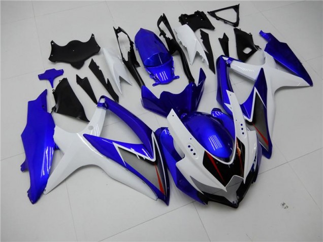 White Blue 2008-2010 Suzuki GSXR 600/750 Fairings White Blue 2008-2010 Suzuki GSXR 600/750 Fairings