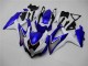 White Blue 2008-2010 Suzuki GSXR 600/750 Fairings White Blue 2008-2010 Suzuki GSXR 600/750 Fairings