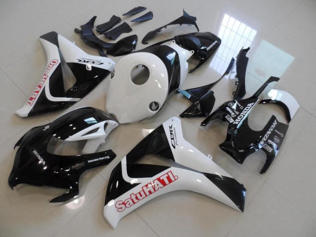 Black White Satuhati 2008-2011 Honda CBR1000RR Fairings