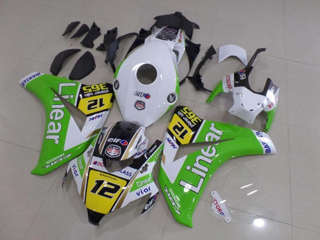 Green Linear 2008-2011 Honda CBR1000RR Fairings